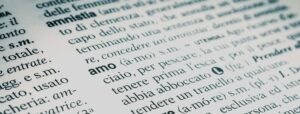 Diccionario italiano